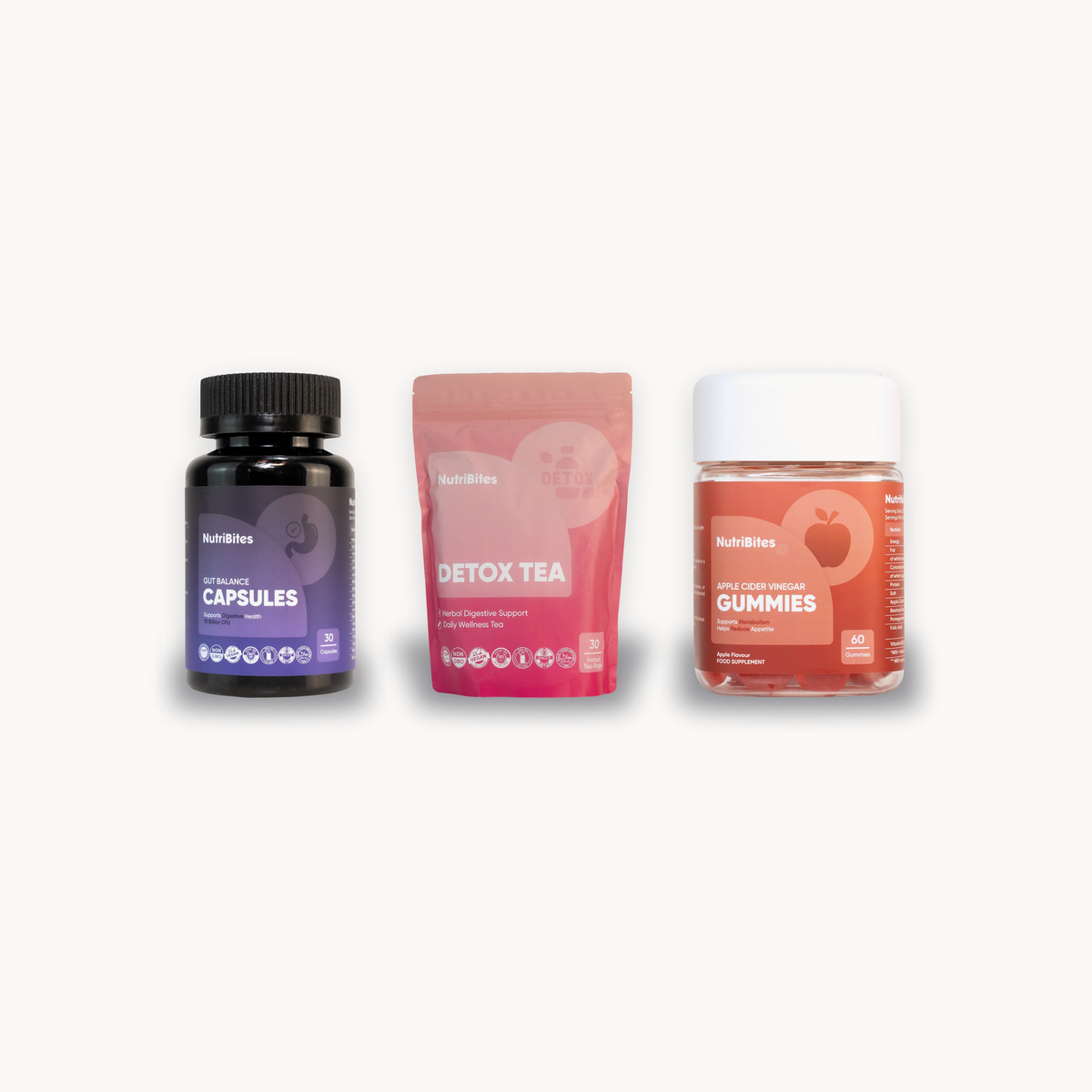 Cultures, Herbal Tea & ACV Bundle – contents