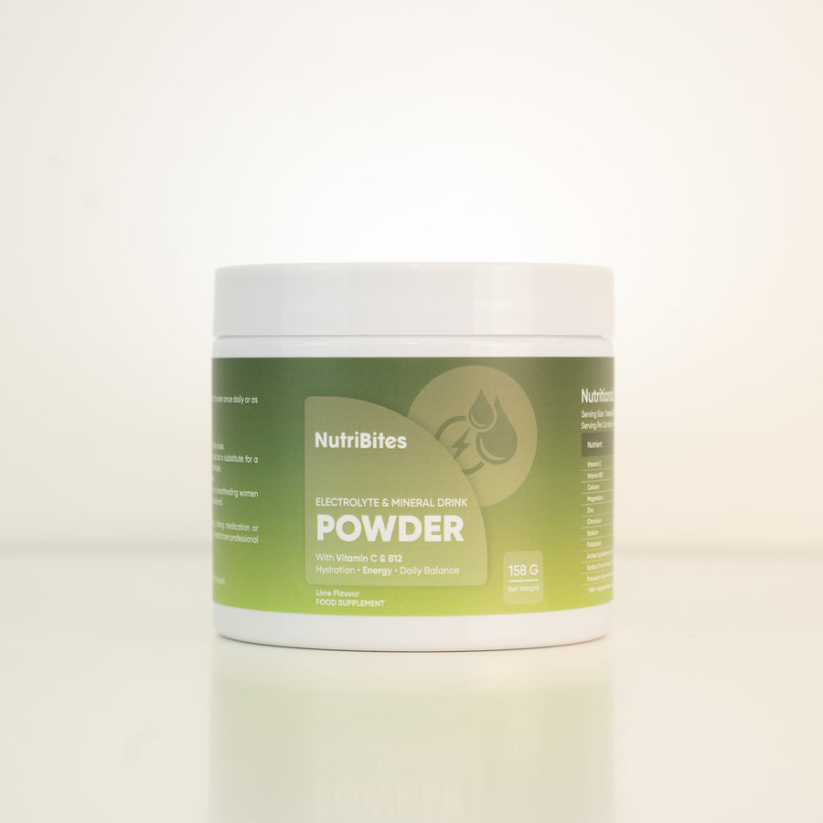Electrolyte & Mineral Drink Powder – Lime, with Sweetener