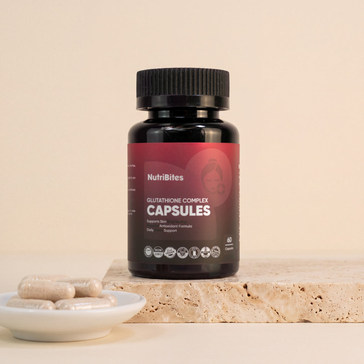 Glutathione Complex Capsules – detail close-up
