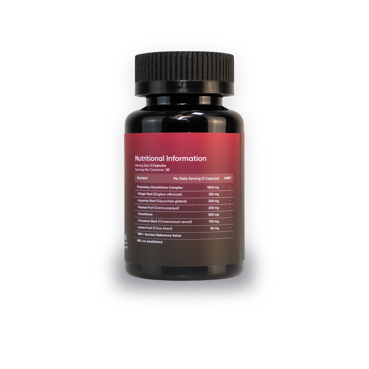 Glutathione Complex Capsules – nutritional information