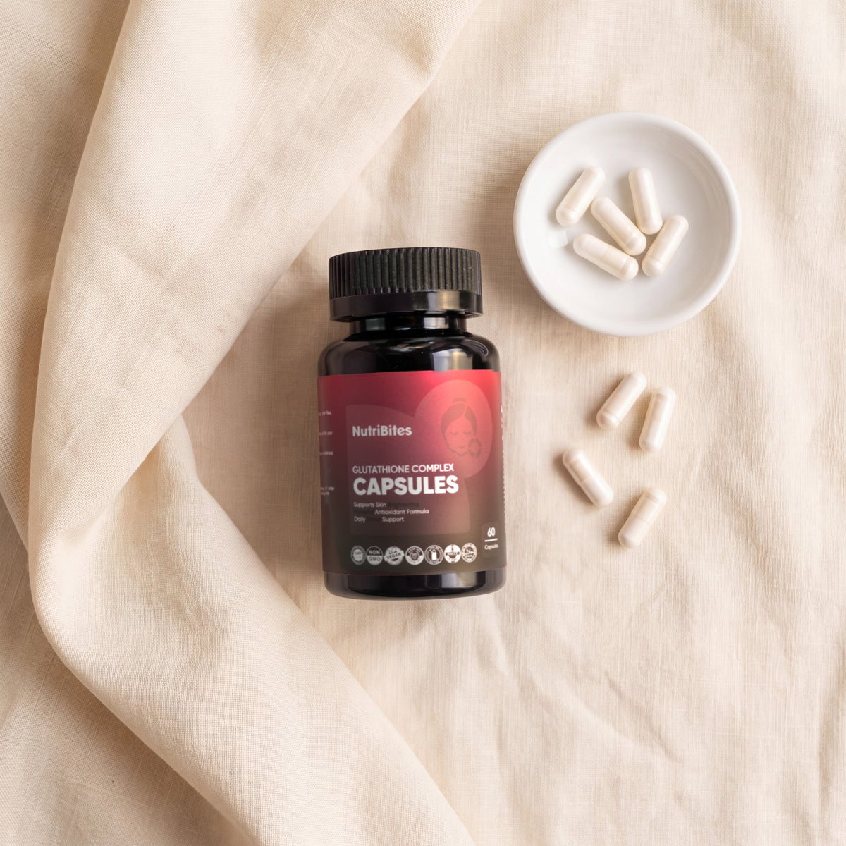 Glutathione Complex Capsules – flat-lay