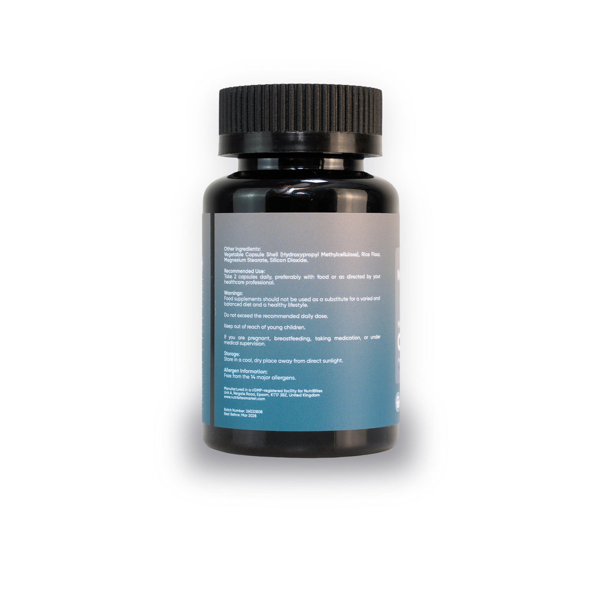 Men's Multinutrient Capsules with Zinc & Selenium – nutritional information