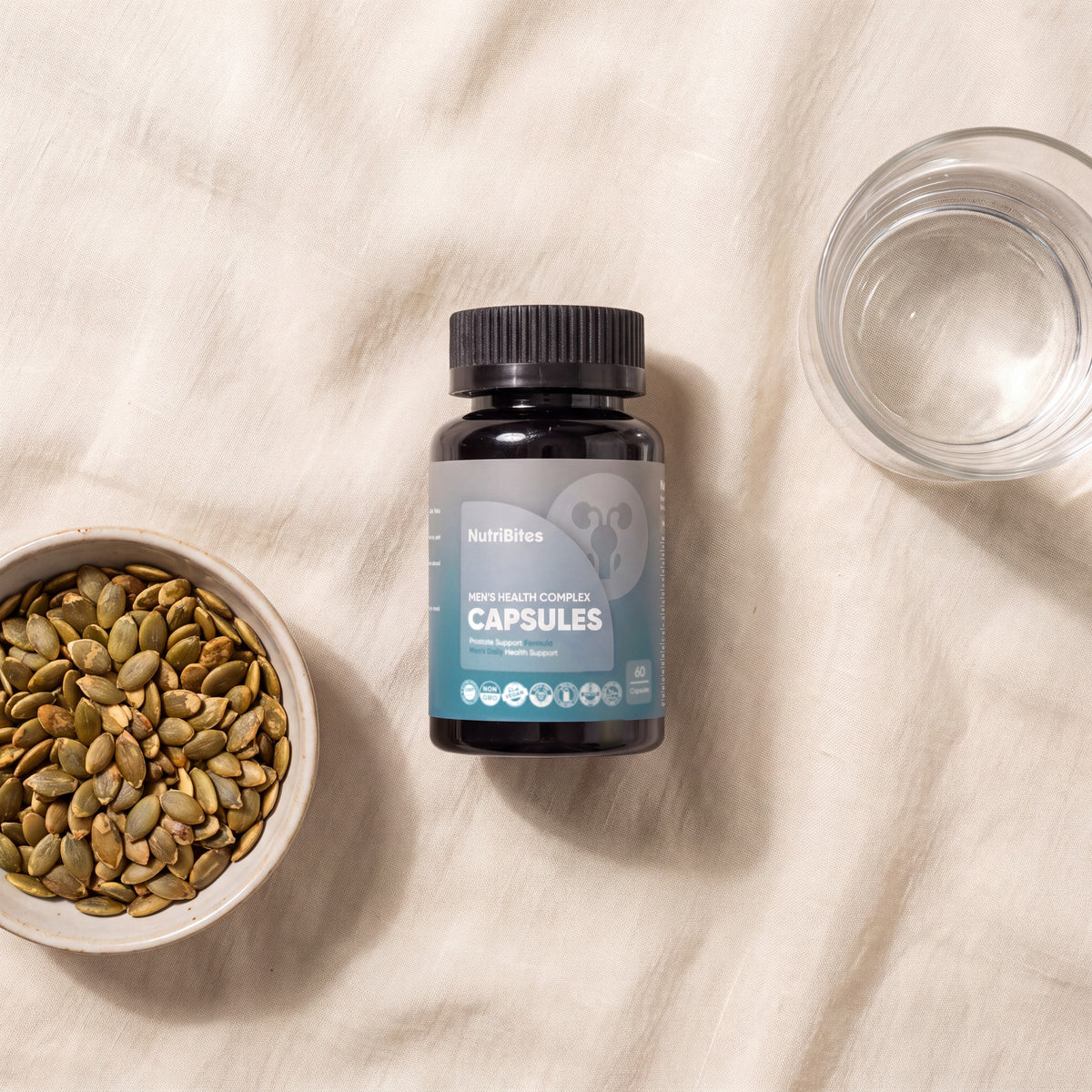 Men's Multinutrient Capsules with Zinc & Selenium – flat-lay