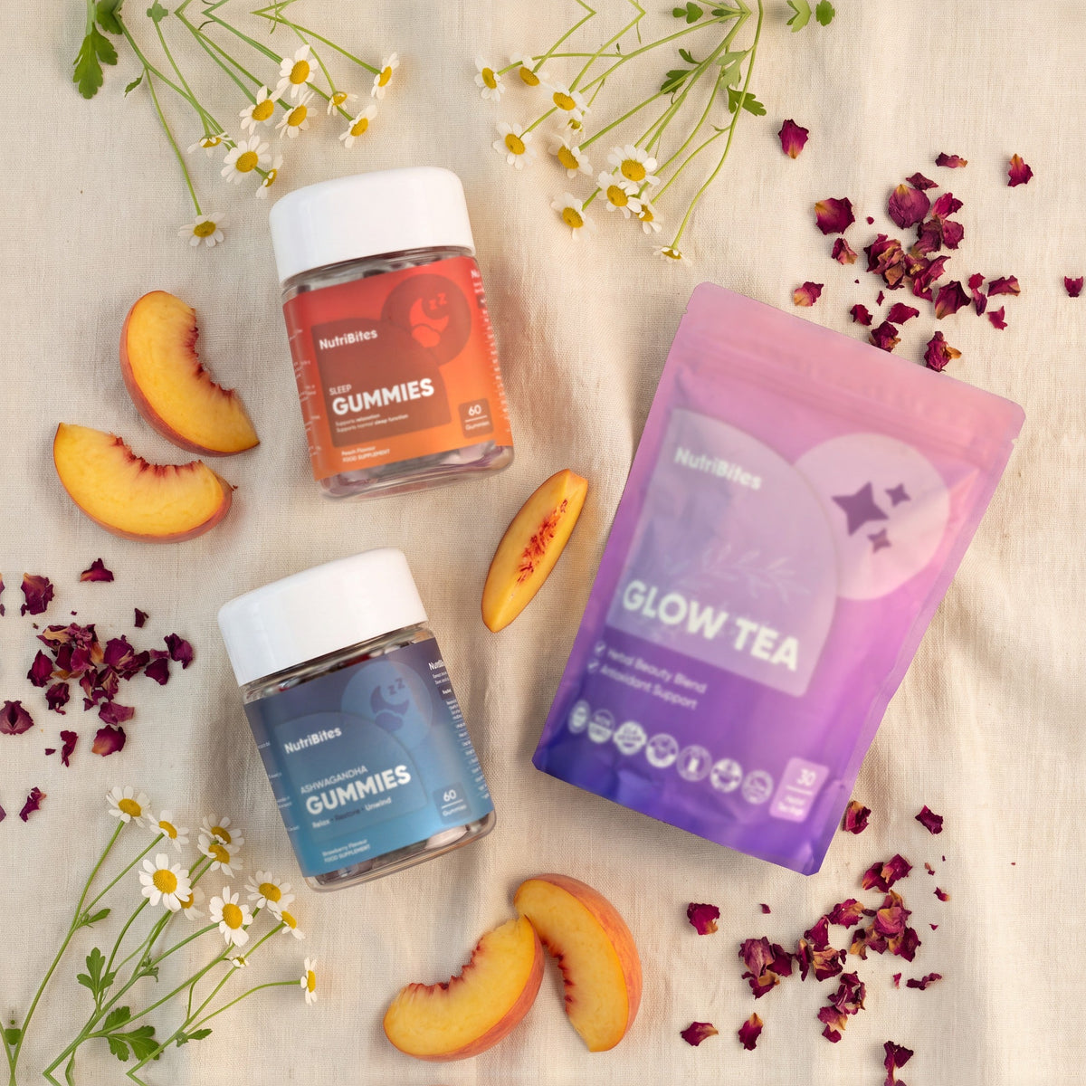 Evening Routine Bundle – flat-lay